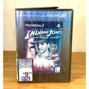 Indiana Jones and the Emperor's Tomb (Sony PlayStation 2) Tested Working